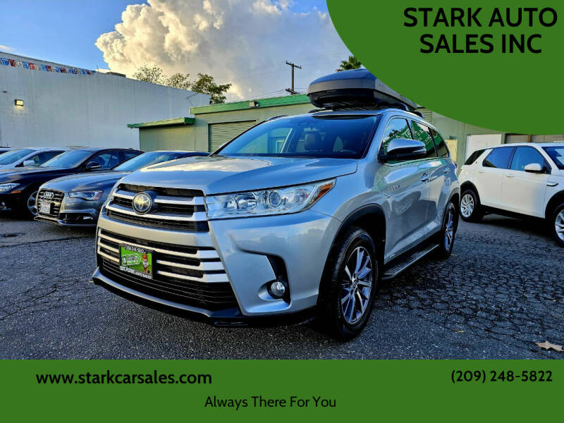 2019 Toyota Highlander Hybrid for sale at STARK AUTO SALES INC in Modesto CA
