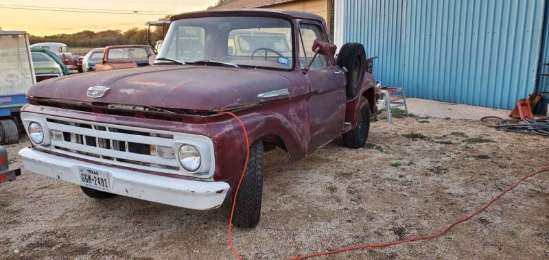 1961 Ford F-100 for sale at CLASSIC MOTOR SPORTS in Winters TX