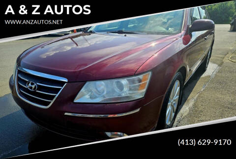 2009 Hyundai Sonata for sale at A & Z AUTOS in Westfield MA