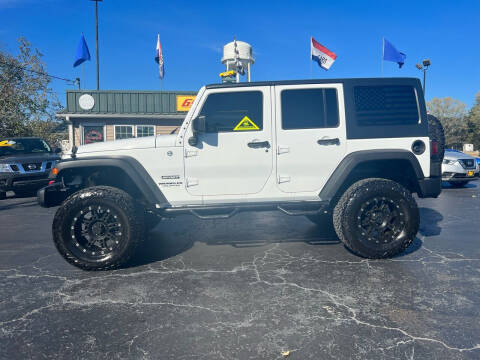 2014 Jeep Wrangler Unlimited for sale at G and S Auto Sales in Ardmore TN