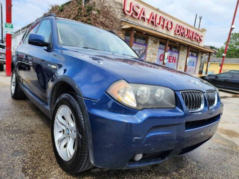 2006 BMW X3 for sale at USA Auto Brokers in Houston TX