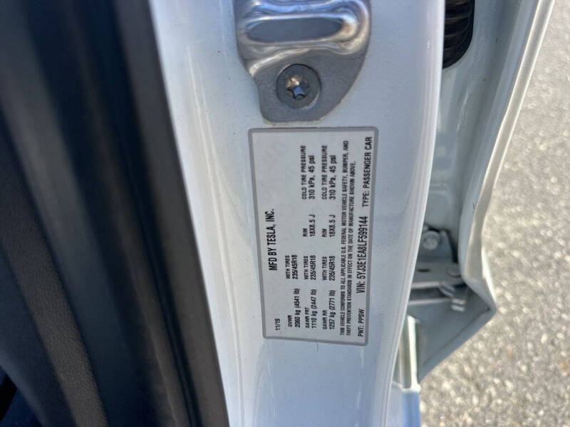 2020 Tesla Model 3 Standard Range Plus