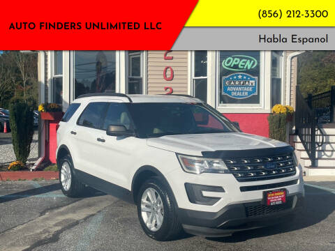 2016 Ford Explorer for sale at Auto Finders Unlimited LLC in Vineland NJ