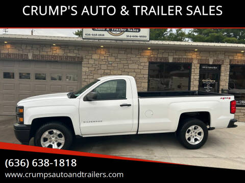 2014 Chevrolet Silverado 1500 for sale at CRUMP'S AUTO & TRAILER SALES in Crystal City MO