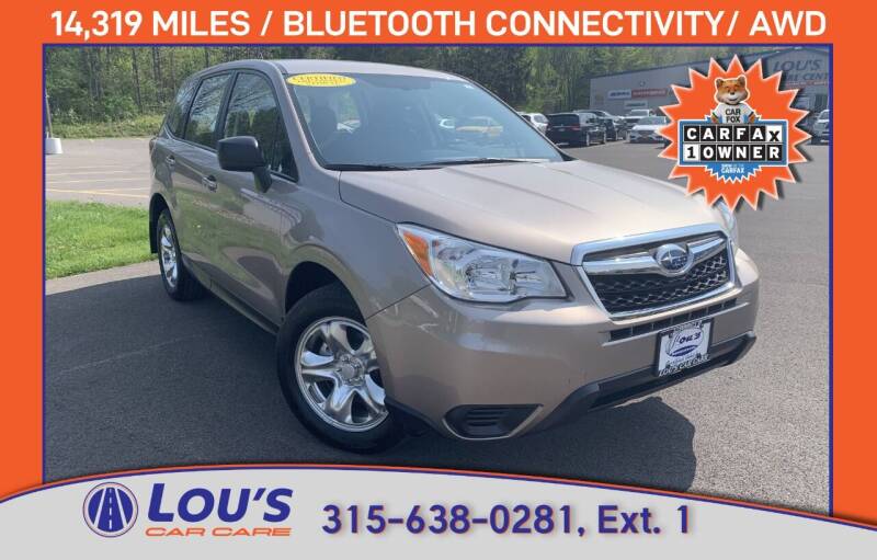 2014 Subaru Forester for sale at LOU'S CAR CARE CENTER in Baldwinsville NY