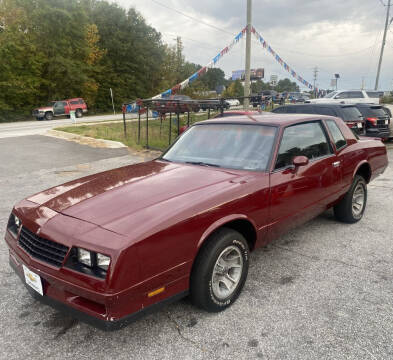 1987 Chevrolet Monte Carlo for sale at Auto Integrity LLC in Austell GA