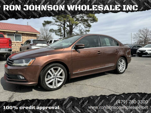 2017 Volkswagen Jetta for sale at RON JOHNSON WHOLESALE INC in Springdale AR