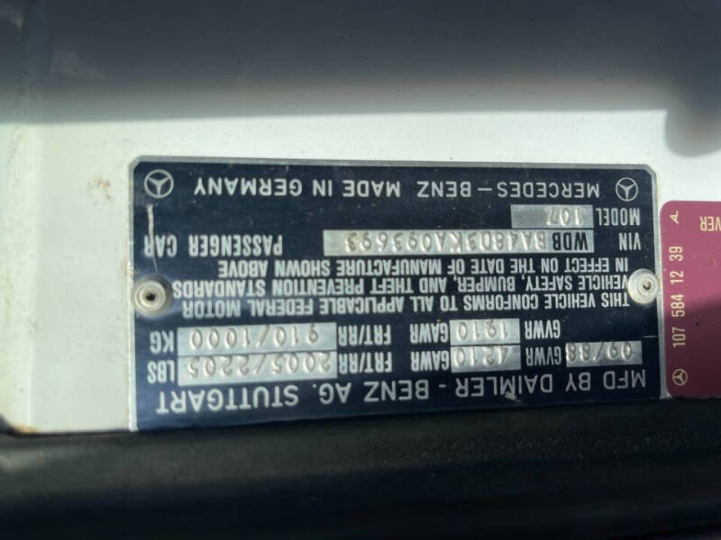 1989 Mercedes-Benz 560-Class 560 SL