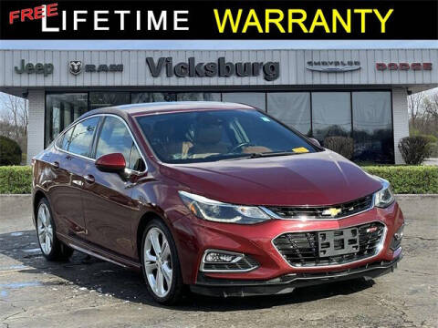 2016 Chevrolet Cruze for sale at Vicksburg Chrysler Dodge Jeep Ram in Vicksburg MI