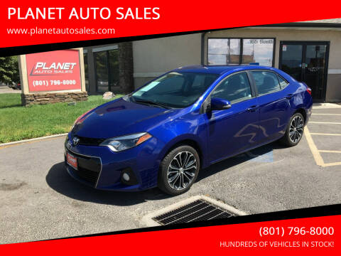 2014 Toyota Corolla for sale at PLANET AUTO SALES in Lindon UT