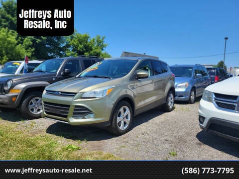 2013 Ford Escape for sale at Jeffreys Auto Resale, Inc in Clinton Township MI