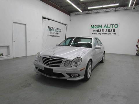 2009 Mercedes-Benz E-Class for sale at MGM Auto in San Antonio, TX