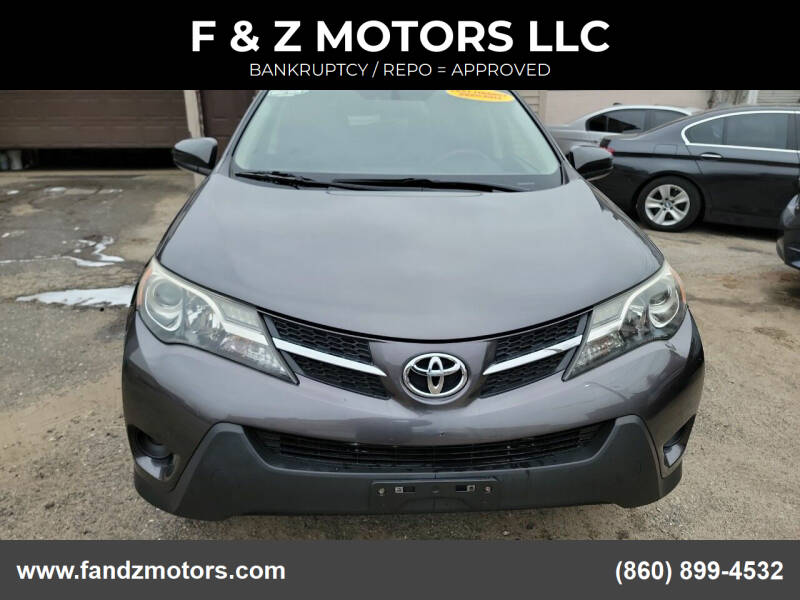 2015 Toyota RAV4 for sale at F & Z MOTORS LLC in Vernon Rockville CT