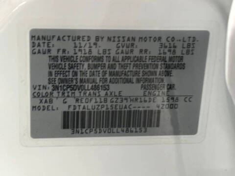2020 Nissan Kicks SR
