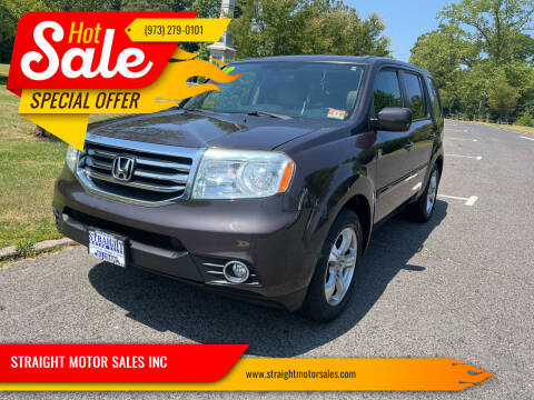 2013 Honda Pilot for sale at STRAIGHT MOTOR SALES INC in Paterson NJ