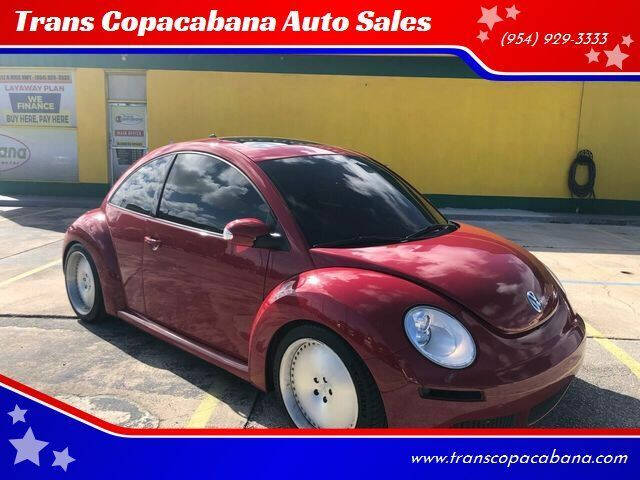 2008 Volkswagen New Beetle for sale at TransCopacabana.Com in Hollywood FL