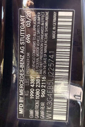 2020 Mercedes-Benz A-Class A 220