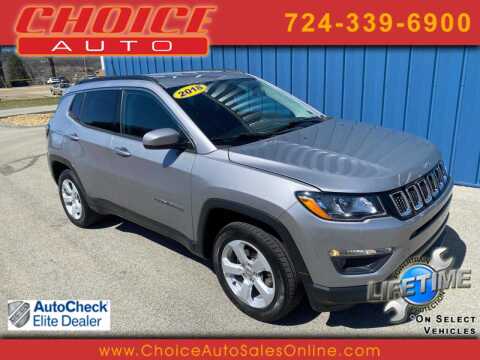 2018 Jeep Compass for sale at CHOICE AUTO SALES in Murrysville PA
