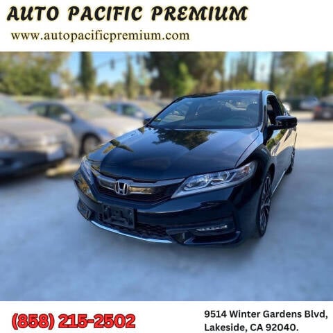 2017 Honda Accord for sale at Auto Pacific Premium in Lakeside, CA