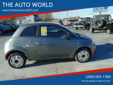2012 FIAT 500 for sale at THE AUTO WORLD in Churubusco IN