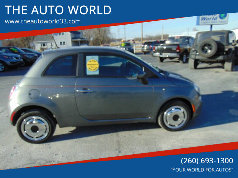 2012 FIAT 500 for sale at THE AUTO WORLD in Churubusco IN