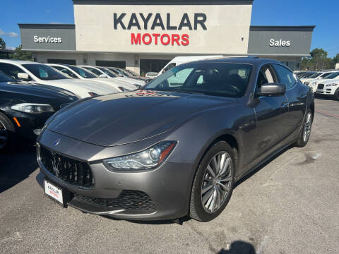 2015 Maserati Ghibli for sale at KAYALAR MOTORS in Houston TX