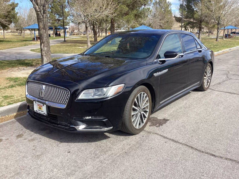 2019 Lincoln Continental for sale at Del Sol Auto Sales in Las Vegas NV