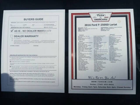 2016 Ford F-250 Super Duty