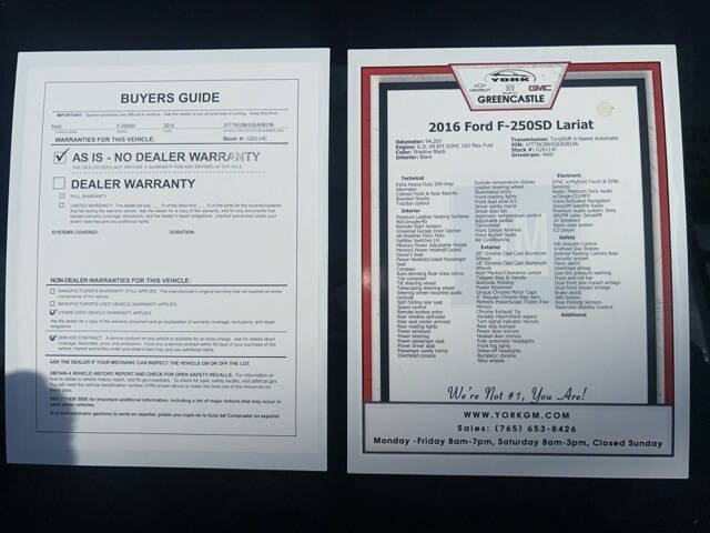 2016 Ford F-250 Super Duty