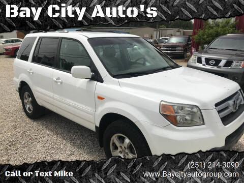 2007 Honda Pilot for sale at Bay City Auto's in Mobile AL