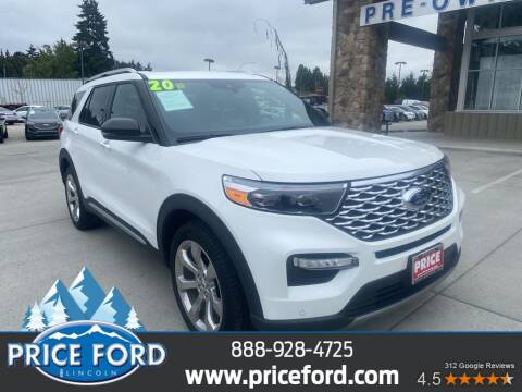 2020 Ford Explorer for sale at Price Ford Lincoln in Port Angeles WA