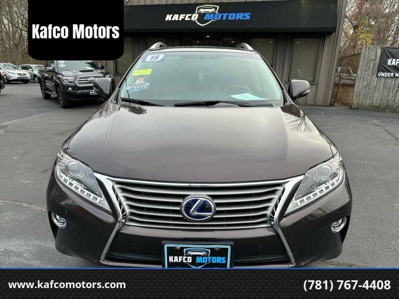 2015 Lexus RX 450h for sale at Kafco Motors in Holbrook MA