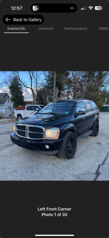 2004 Dodge Durango for sale at WINEGARDNER AUTOMOTIVE LLC in New Lexington OH