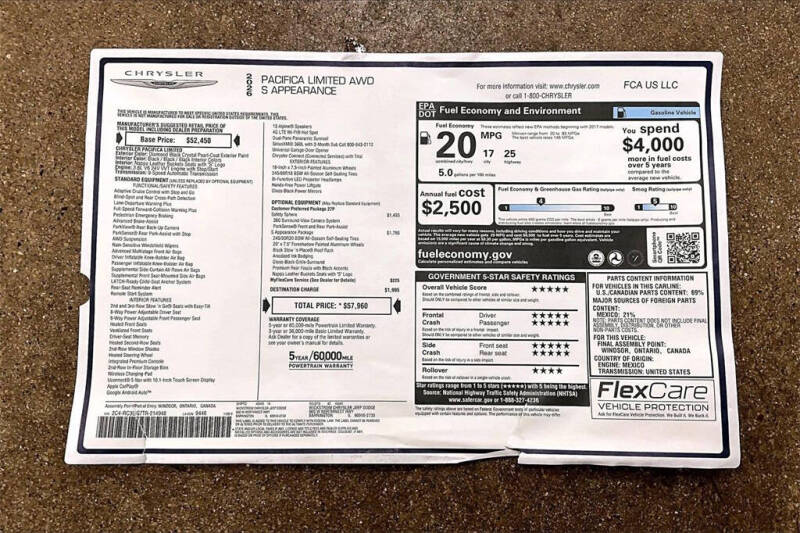 2026 Chrysler Pacifica Limited