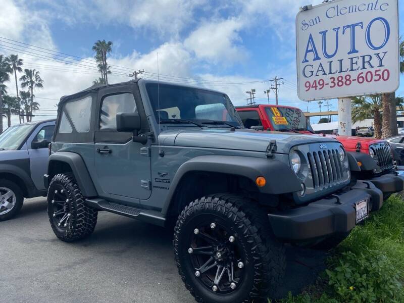 2014 Jeep Wrangler for sale at San Clemente Auto Gallery in San Clemente CA