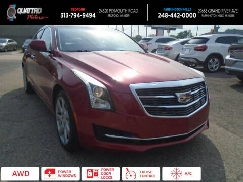 2015 Cadillac ATS for sale at Quattro Motors 2 in Farmington Hills MI