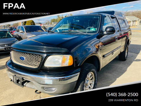 2003 Ford F-150 for sale at FPAA in Fredericksburg VA