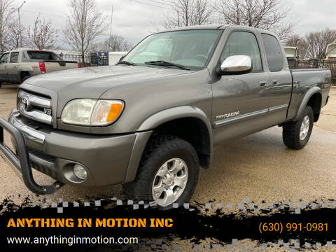 2003 Toyota Tundra for sale at ANYTHING IN MOTION INC in Bolingbrook IL