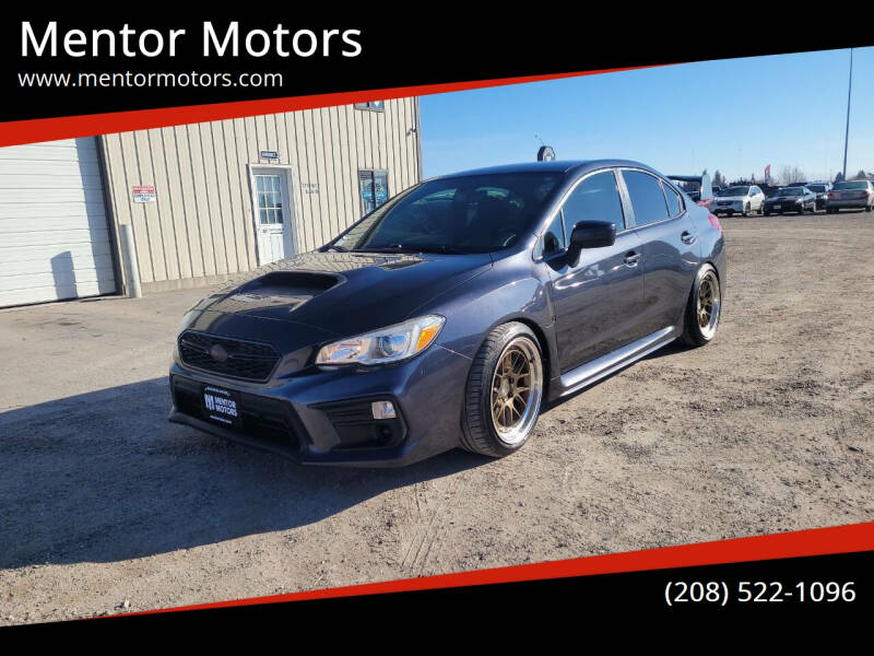 2019 Subaru WRX for sale at Mentor Motors in Idaho Falls ID