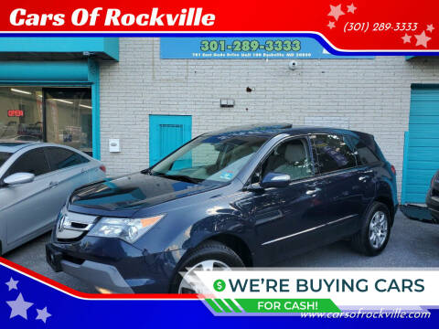 2009 Acura MDX for sale at Cars Of Rockville in Rockville MD