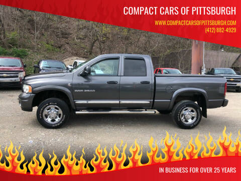 2004 Dodge Ram Pickup 2500 for sale at Compact Cars of Pittsburgh in Pittsburgh PA