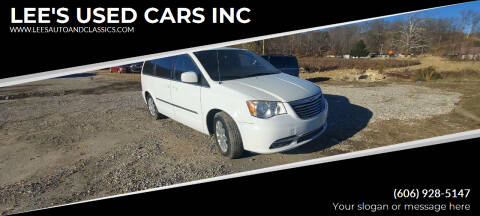 2014 Chrysler Town and Country for sale at LEE'S USED CARS INC in Ashland KY