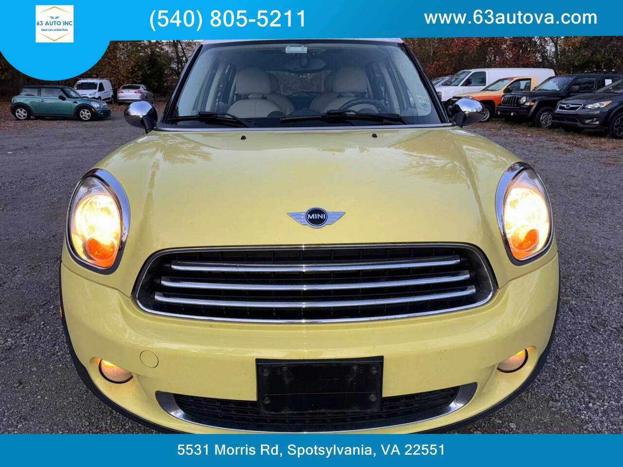 2011 MINI Cooper Countryman for sale at 63 Auto Inc in Spotsylvania, VA