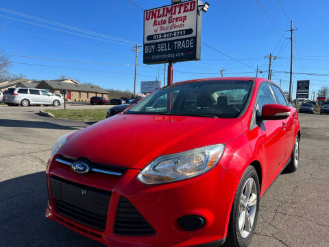 2014 Ford Focus for sale at Unlimited Auto Group in West Chester OH