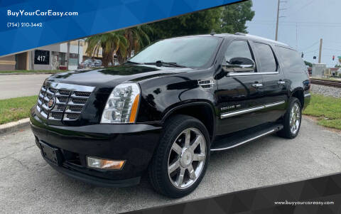2014 Cadillac Escalade ESV for sale at BuyYourCarEasyllc.com in Hollywood FL