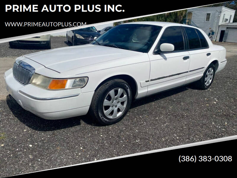 2002 Mercury Grand Marquis for sale at PRIME AUTO PLUS INC. in Daytona Beach FL