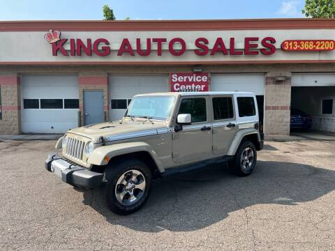 2017 Jeep Wrangler Unlimited for sale at KING AUTO SALES  II in Detroit MI