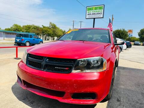 2014 Dodge Avenger for sale at Shock Motors in Garland TX