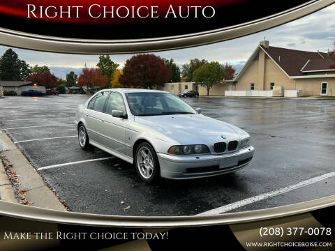 2001 BMW 5 Series for sale at Right Choice Auto in Boise ID