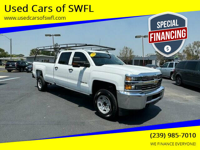 2016 Chevrolet Silverado 2500HD for sale at Used Cars of SWFL in Fort Myers FL